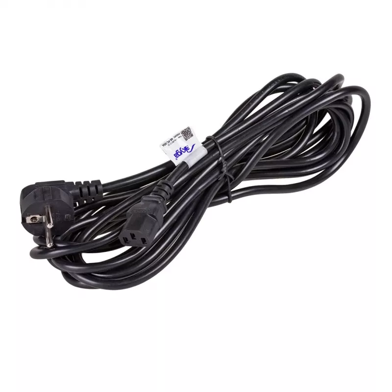 Akyga AK-PC-05A Netzkabel CEE 7/7 auf IEC C13, 5 m, schwarz