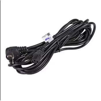 Akyga AK-PC-05A Netzkabel CEE 7/7 auf IEC C13, 5 m, schwarz