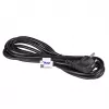 Akyga AK-PC-06A Netzkabel CEE 7/7 auf IEC C13, 3 m, schwarz