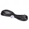 Akyga AK-PC-06A Netzkabel CEE 7/7 auf IEC C13, 3 m, schwarz