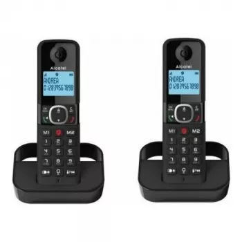 Alcatel F860 Duo DECT Schnurlostelefon, Schwarz