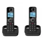 Alcatel F860 Duo DECT Schnurlostelefon, Schwarz