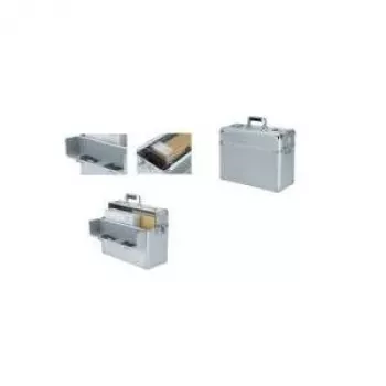 ALUMAXX BETHA Aluminium-Pilotenkoffer, Silber, 17-Zoll-Laptop-Fach, Zahlenschlösser 45119