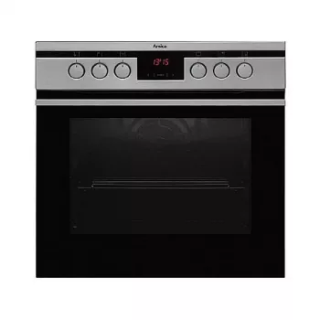 Amica EHC 12761 E Einbau-Elektrobackofen und Glaskeramik-Kochfeld Set mit Edelstahl-Optik