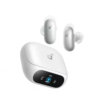 Anker Soundcore Liberty 5 Pro True Wireless In-Ear-Kopfhörer mit adaptivem ANC, LDAC, Perlweiß