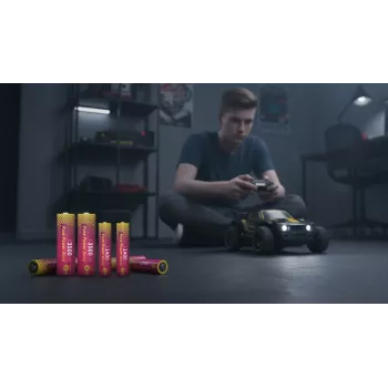ANSMANN PurePower Set AAA Ladegerät mit 4x AAA 800 mAh NiMH-Akkus