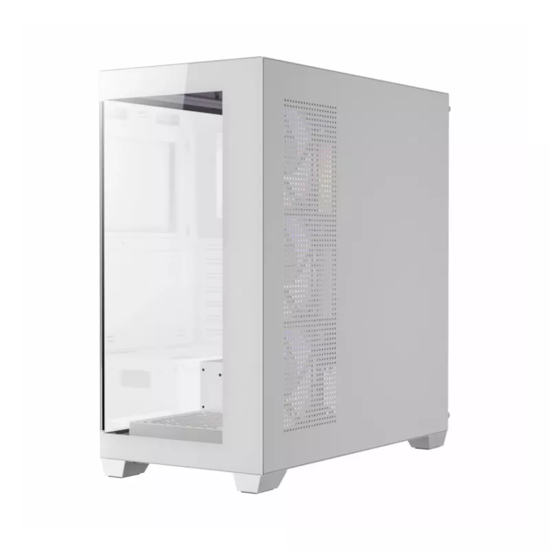 Antec CX300 ARGB ATX Mid-Tower Gaming-Gehäuse, Weiß, Tempered Glass, 4 ARGB-Lüfter