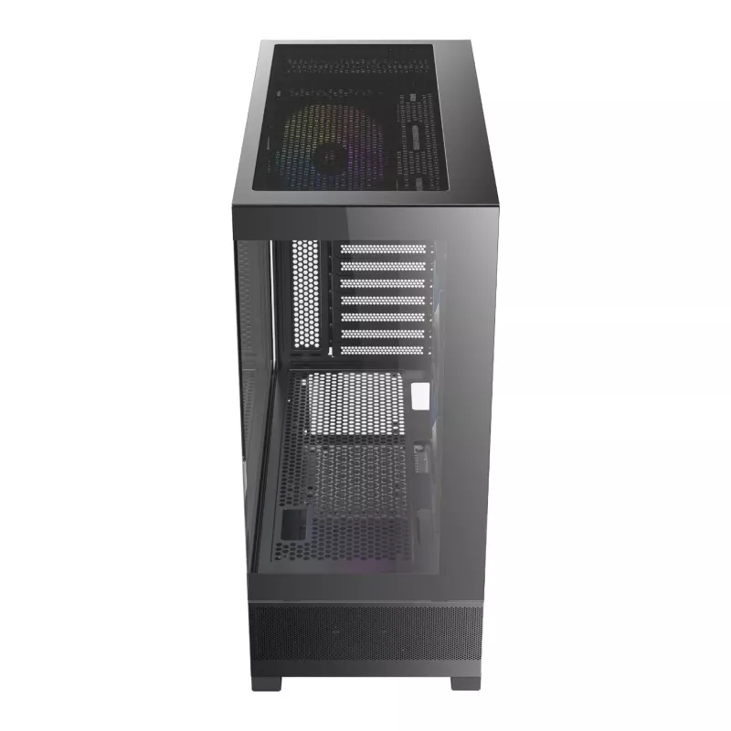 Antec CX700 ARGB B Mid-Tower Gaming-Gehäuse - Temperiertes Glas, 4x ARGB-Lüfter, E-ATX-Unterstützung, Schwarz