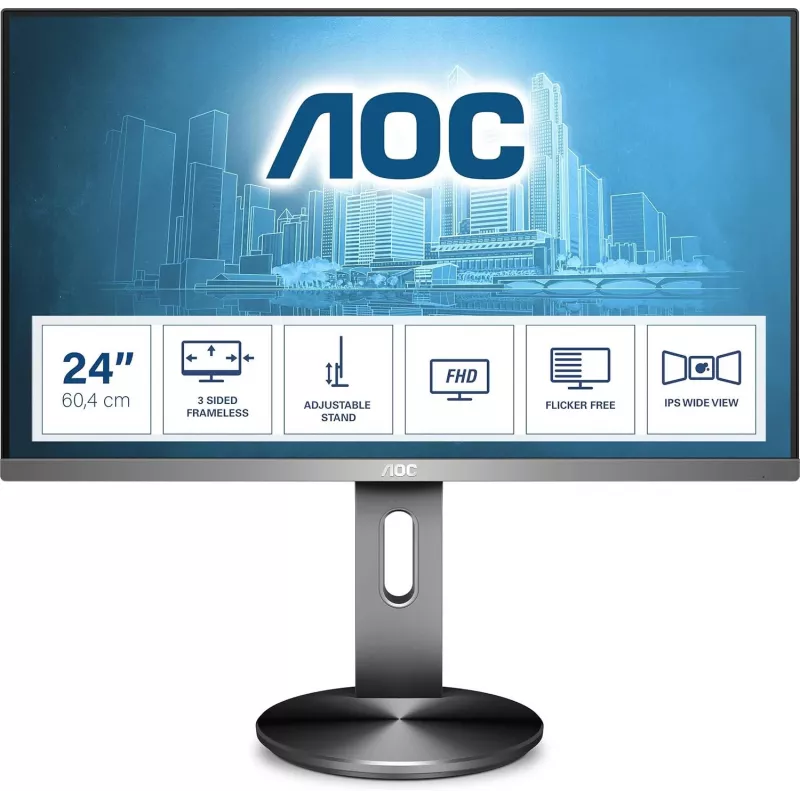 AOC I2490PXQU 24 inch IPS Monitor (generalüberholt)