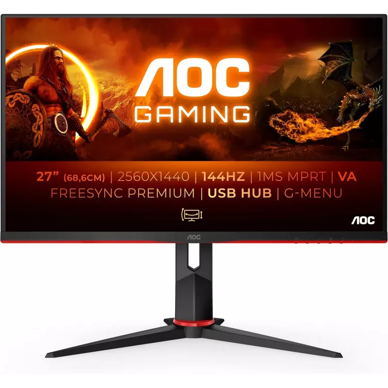 AOC Q27G2R 27 inch QHD Gaming Monitor (generalüberholt)