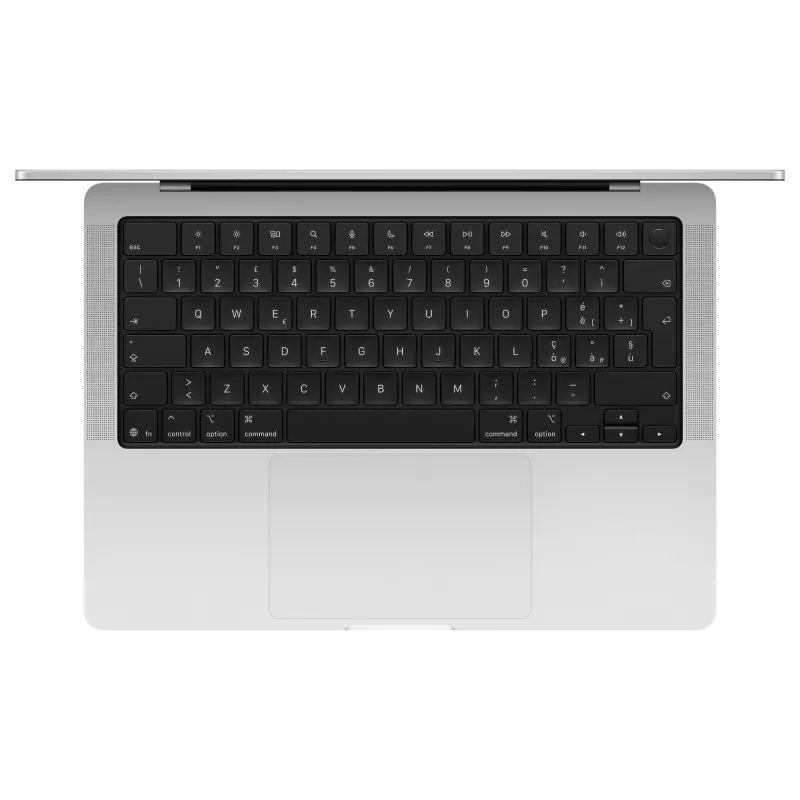 Apple MacBook Pro 14 M5 Silber, M5-10C CPU, 10C GPU, 24GB RAM, 1TB SSD, deutsches Tastaturlayout, Nanotexture-Glas, 96W USB-C Netzteil