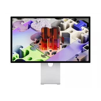 Apple Studio Display XDR 27 Zoll 5K Nano-Texture Glas Monitor mit A13 Bionic, 12MP Ultra Wide Kamera, Sechs-Lautsprecher-System, Silber
