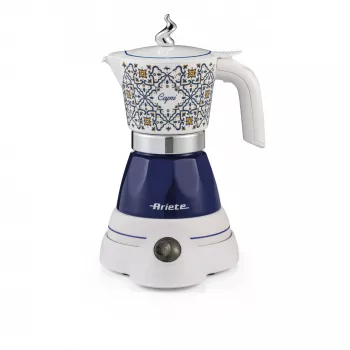 Ariete Capri Moka Elektrische Kaffeemaschine für 4 Tassen Dunkelblau