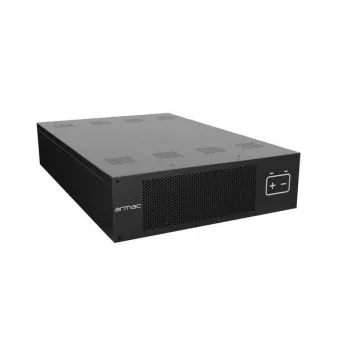 ARMAC B/2009/R/DF 3U Rackmount Externe Batteriepack für Rack Online DF Serie 6kVA/10kVA USV, 20x 12V 9Ah VRLA-Batterien, 240V DC, Schwarz