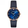 ARMANI AR2071 Herrenuhr 40mm Edelstahl schwarzes Zifferblatt Milanese Mesh Armband