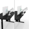 Arozzi Arena Nordico Elektrischer Stehschreibtisch – Dual-Motor, 160x80 cm, Schwarz