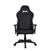 Arozzi Torretta Soft Fabric Gaming-Stuhl – Reinschwarz, Metallrahmen, Klasse 4 Gasfeder, 3D-Armlehnen