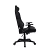 Arozzi Torretta Soft Fabric Gaming-Stuhl – Reinschwarz, Metallrahmen, Klasse 4 Gasfeder, 3D-Armlehnen
