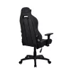 Arozzi Torretta Soft Fabric Gaming-Stuhl – Reinschwarz, Metallrahmen, Klasse 4 Gasfeder, 3D-Armlehnen