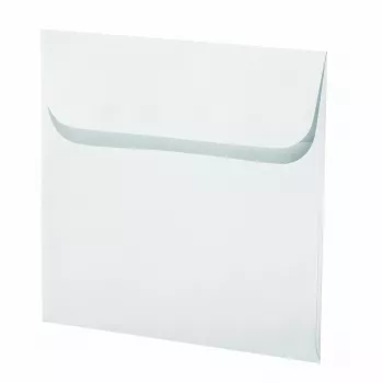 Artoz Papier Mosaic Quadratumschläge, Weiß, Nassklebend, 20 Stück (155 x 155 mm)