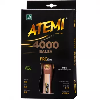 Atemi 4000 Balsa Anatomischer Tischtennisschläger
