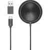 Audio-Technica ATR4697-USB Kondensator-Grenzflächenmikrofon Schwarz USB-C USB-A