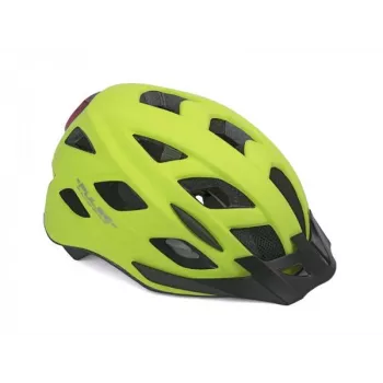 Author Pulse LED X8 Jugend-Fahrradhelm mit LED-Licht, Gelb, 52-58 cm