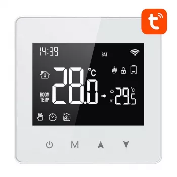 AVATTO WT198 WiFi Smart Thermostat mit LCD-Touchscreen, kompatibel mit Tuya Smart Life, Alexa, Google Assistant