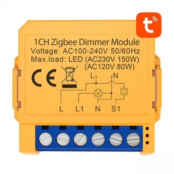 AVATTO ZDMS16-1 ZigBee Smart Socket Switch, TUYA kompatibel