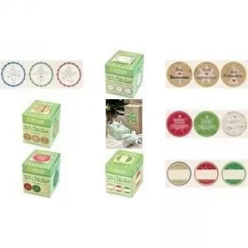 Avery 56827 Dekorative Aufkleber, Papier, Mehrfarbig, Permanent, Rund, 30 mm, 50 Stück
