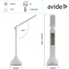 Avide LED-Schreibtischlampe RGB Kalender Weiß 4W 250lm