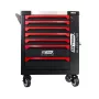 AWTOOLS 7-Schubladen Werkstattwagen mit Seitenwandschrank Black Line