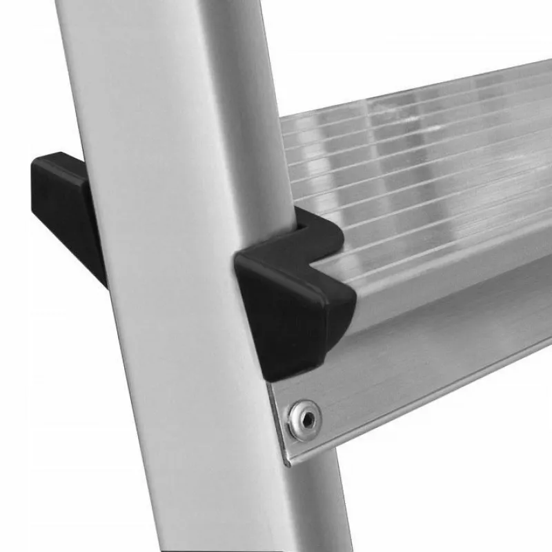 AWTOOLS Aluminium-Leiter freistehend 6 Stufen 125 kg