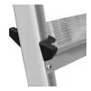 AWTOOLS Aluminium-Leiter freistehend 6 Stufen 125 kg
