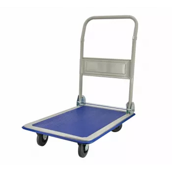 AWTOOLS AW Warehouse Trolley 4-Wheel 300kg Platform 90x60cm