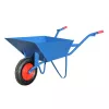 AWTOOLS AW00032 Gartenwagen / Schubkarre - 200 kg Tragfähigkeit, 100 L, verzinkte Stahlwanne, Luftreifen