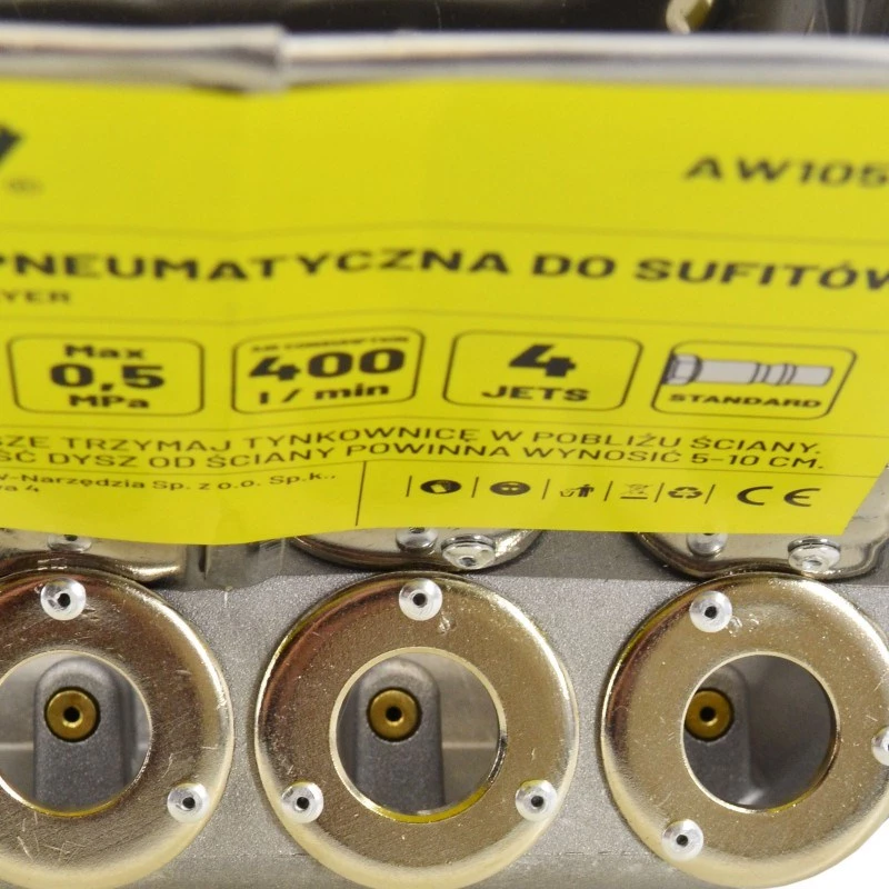AWTOOLS Druckluftputzmaschine für Decken