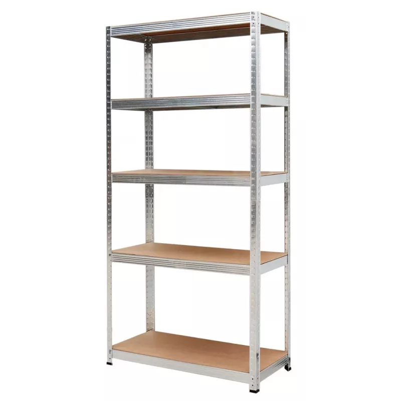 AWTOOLS Regal 5 Böden 180x90x40 cm Belastung 250 kg pro Boden 5,0 mm verzinkter Stahl