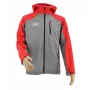 AWTOOLS Softshell Jacke Sweatshirt T4 Rot-Grau L