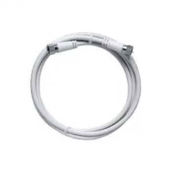 AXING MAK 500-80 SAT-Verbindungskabel 5 m Weiß 85 dB F-Stecker auf F-Stecker