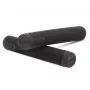 Aztek Lite Grips Ruby – gerippte TPR-Scooter-Griffe mit Lenkerenden (Paar)