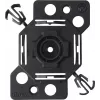 Bachmann 375.542 Einzel-Geräte-Montageplatte 50x50 mm, Schwarz