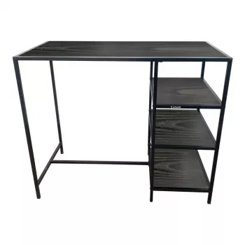 BARHOCKER GABE SCHWARZ/SCHWARZ 100X120X60CM
