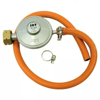 Barbecook BC-ACC-7184 Gasdruckregler Niederlande mit Schlauch, 30 mbar