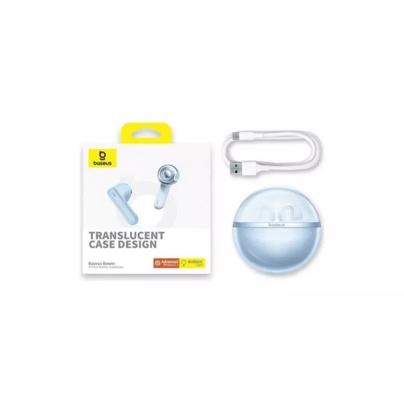 Baseus Bowie E5 TWS Wireless Earphones – Blau