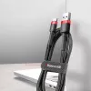Baseus Cafule Kabel Robustes Nylon-Geflecht USB-A auf USB-C QC3.0 2A 3M Rot (CATKLF-U09)