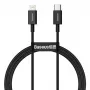 Baseus Superior Series USB-C-auf-Lightning-Kabel, 20W PD, 1 m, Schwarz (CATLYS-A01)