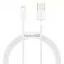 Baseus Superior Series USB-A auf Lightning Kabel, 2,4 A, 2 m, Weiß (CALYS-C02)