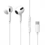 Baseus Encok C17 In-Ear Kabelgebundene Kopfhörer mit USB Typ-C Mikrofon Weiß (NGCR010002)