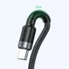 Baseus Cafule SuperCharge USB-A auf USB-C Kabel, 40W, 5A, QC 3.0, 1 m, Schwarz/Grau